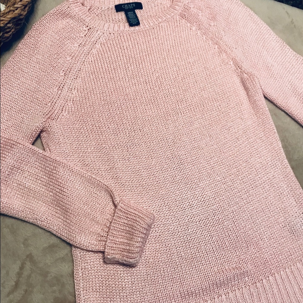 CHAPS Ladies Cotton Crew Neck Sweater